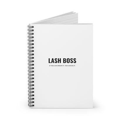 LASH BOSS Spiral Notebook