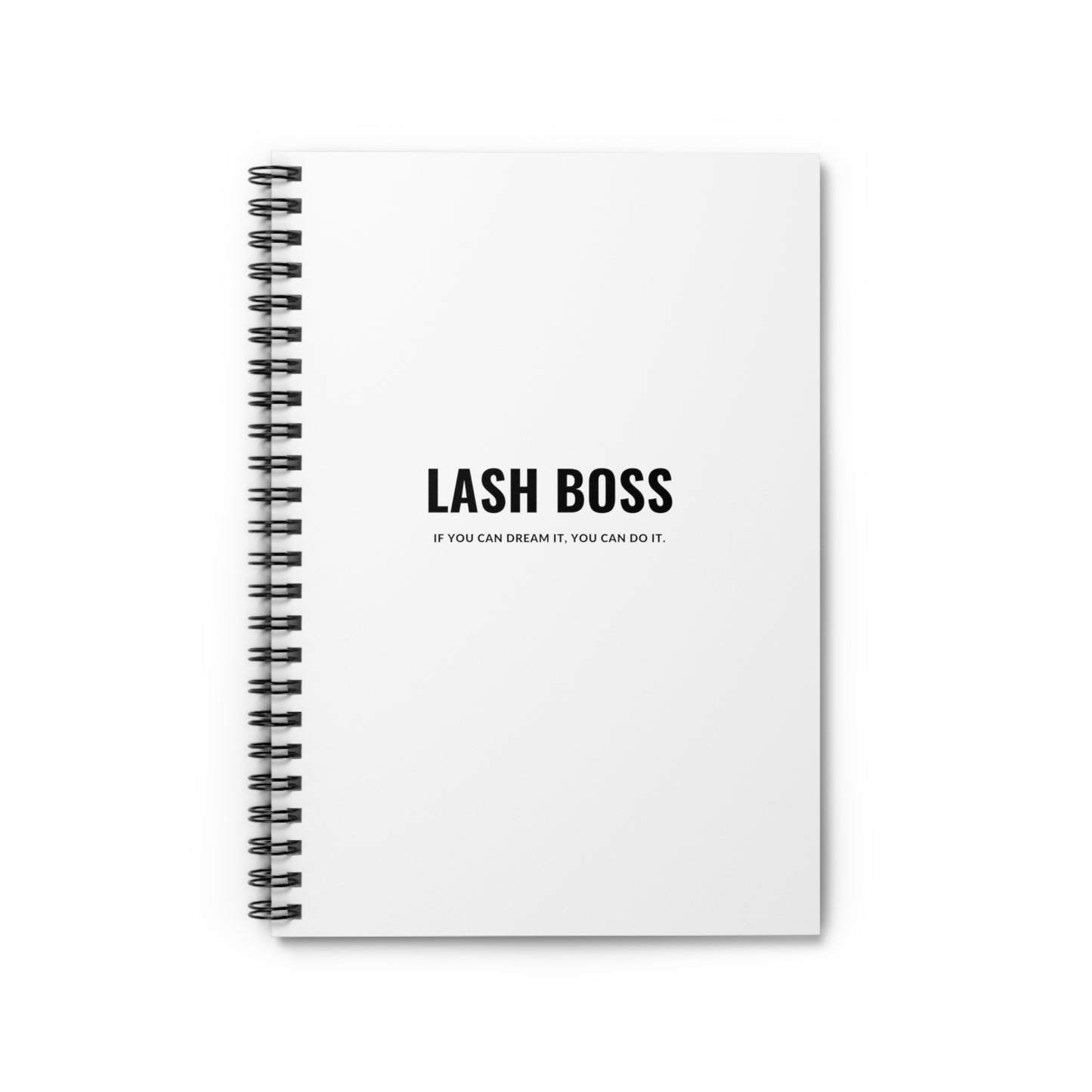 LASH BOSS Spiral Notebook