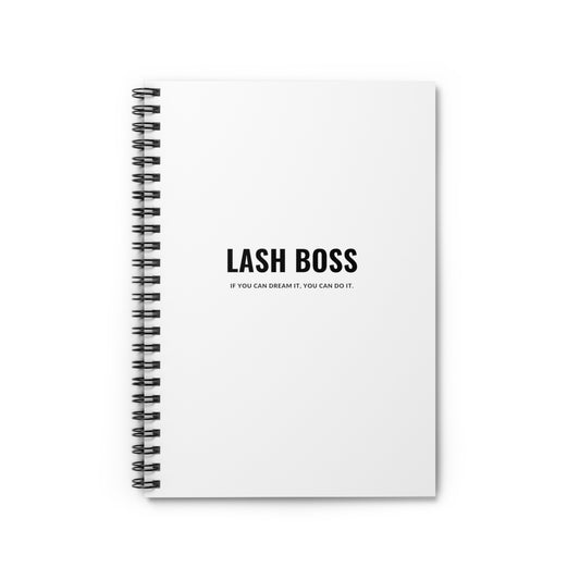 LASH BOSS Spiral Notebook