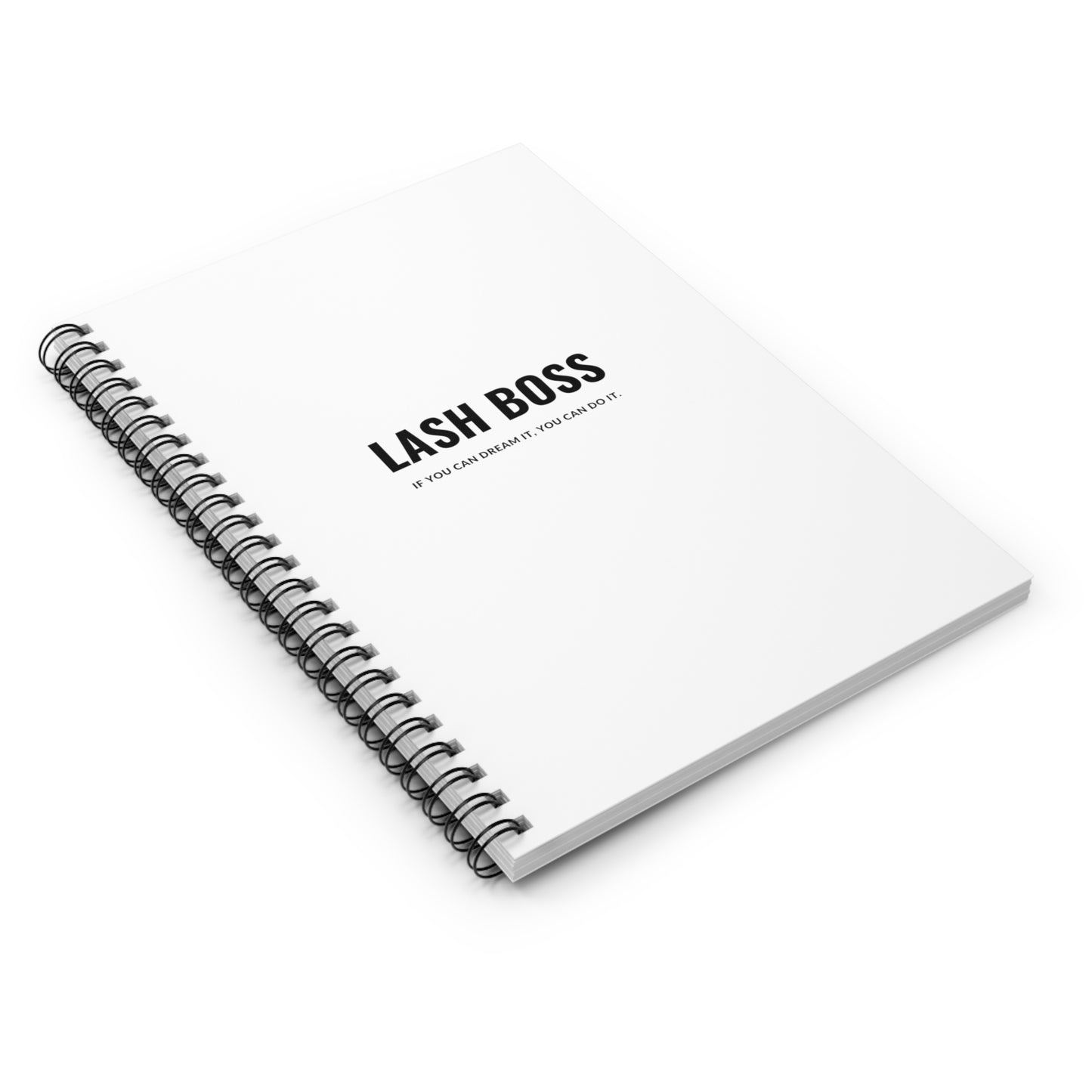 LASH BOSS Spiral Notebook